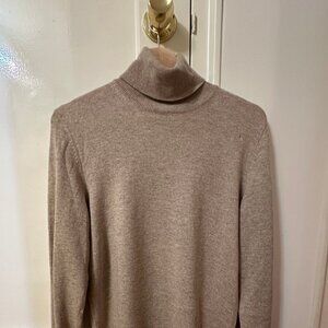 Yves Saint Laurent Cashmere Men's Beige/Tan Turtleneck Size S